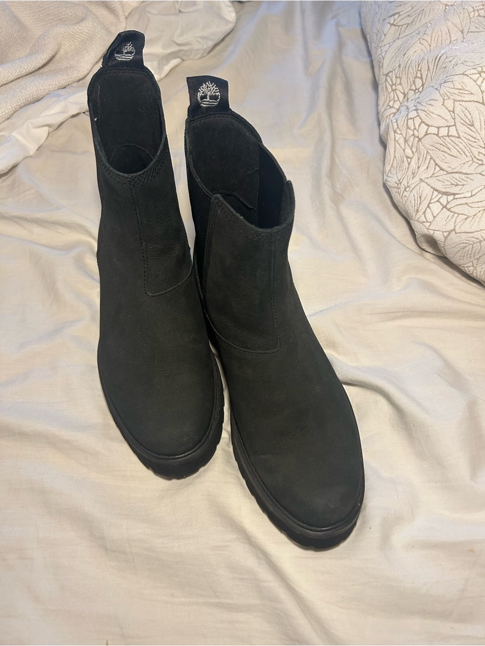 Timberland Black Chelsea Pull-On Boots